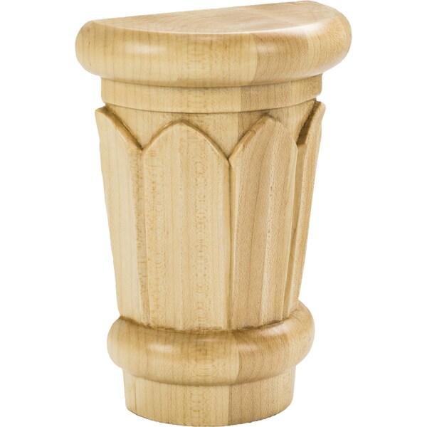 4-7/16 Wx2-3/16Dx5-7/8H Rubberwood Reed Capital